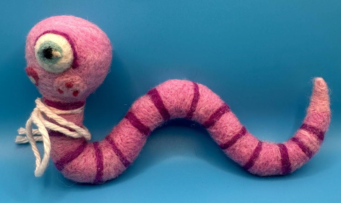 ShinYeon Moon: Felted Worm (NFS)