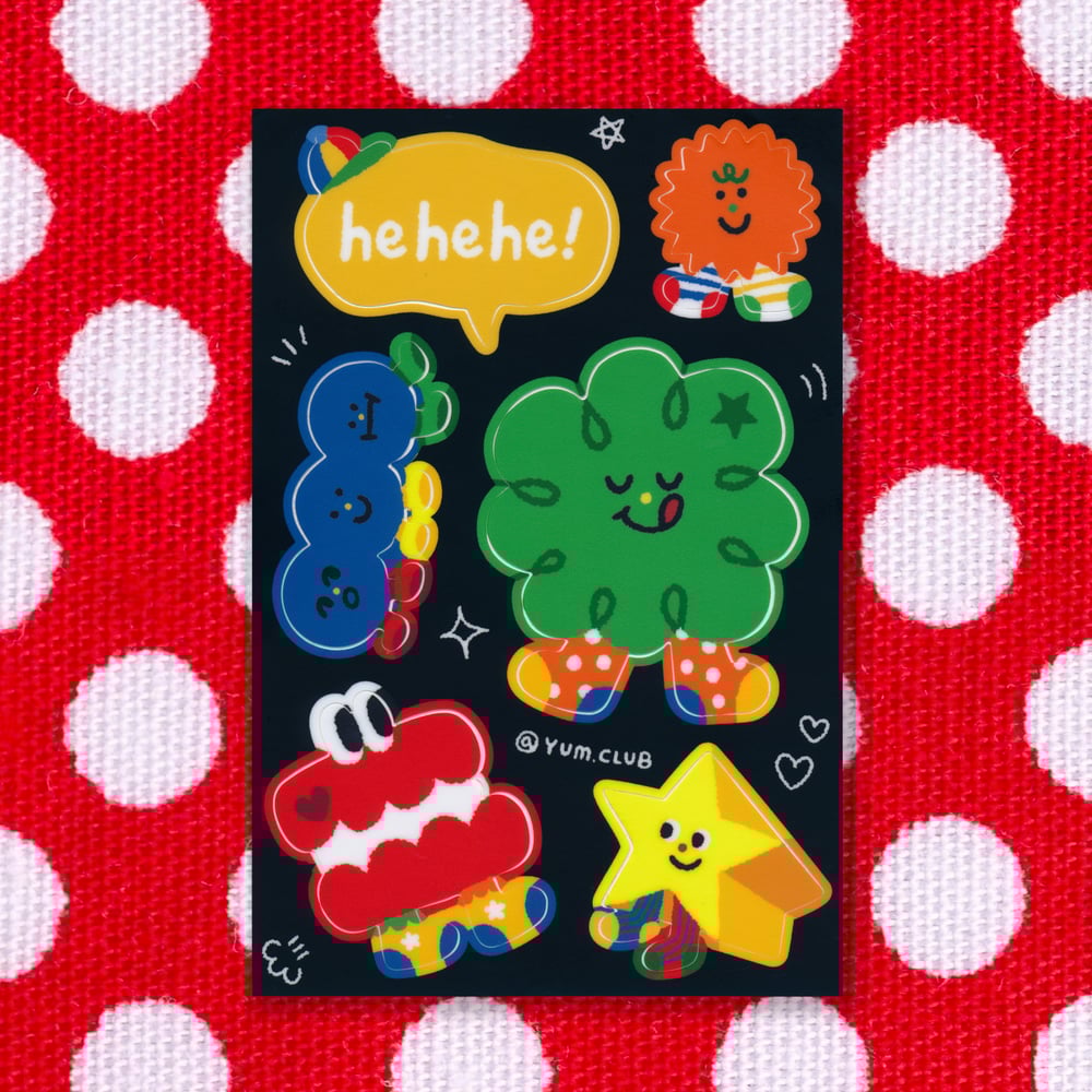 Yum! Club: Sticker Sheets