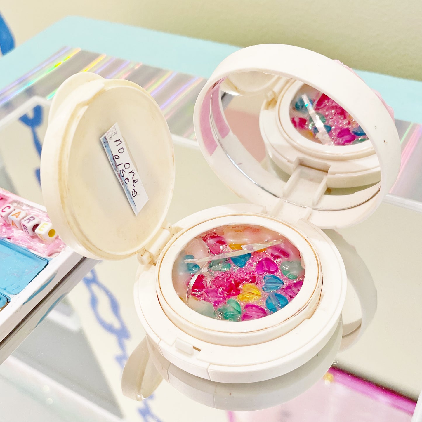 Sabrina Sims: Make-Up Compact Sculptures