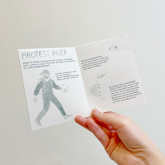 Jia Sung: NYC Protest Safety Guide Zine