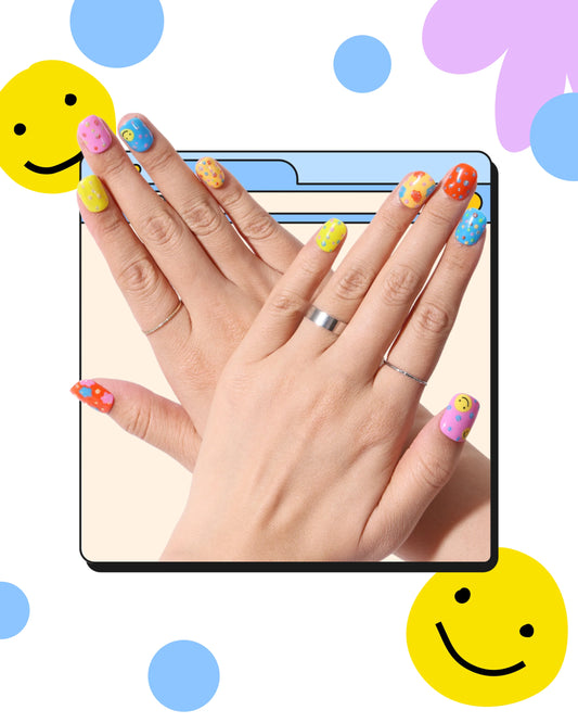 Karyn Lao: Pom Party Press-on Nails