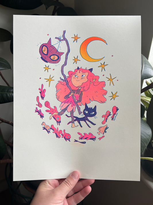 Natalie Andrewson: Cat Café Prints