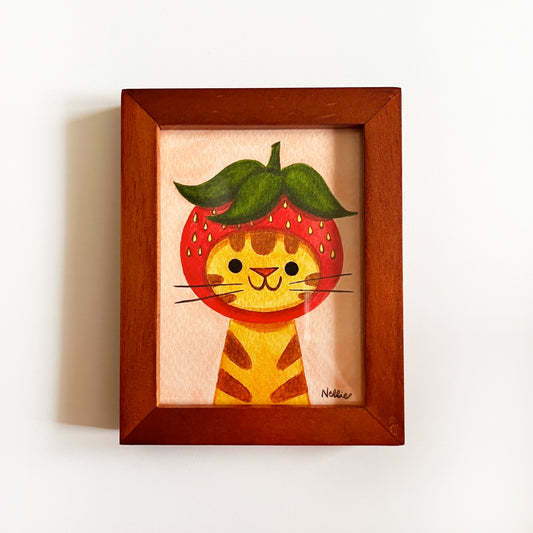 Nellie Le: Mini Cat Paintings
