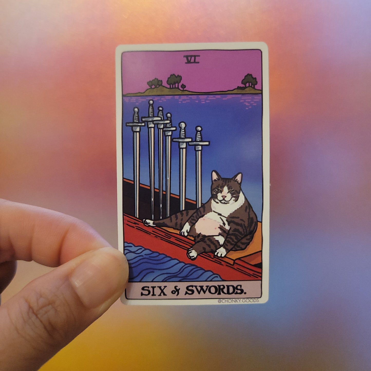 Ping Hatta: Cat Meme Tarot Stickers (Minor Arcana)