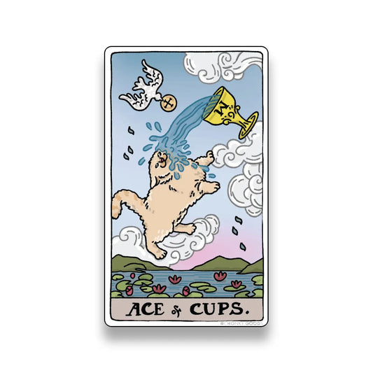 Ping Hatta: Cat Meme Tarot Stickers (Minor Arcana)