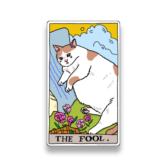 Ping Hatta: Cat Meme Tarot Stickers (Major Arcana)