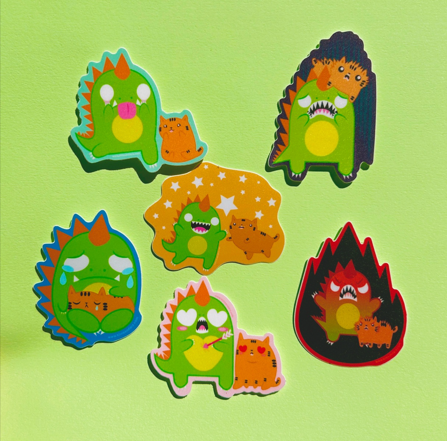 Kim Sandara: Gahzilla & Jugjug Sticker Pack