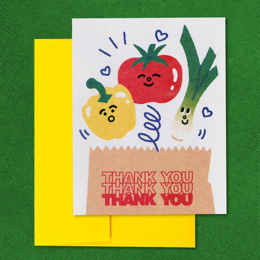 Yum! Club: Grocery Friends Thank You Card