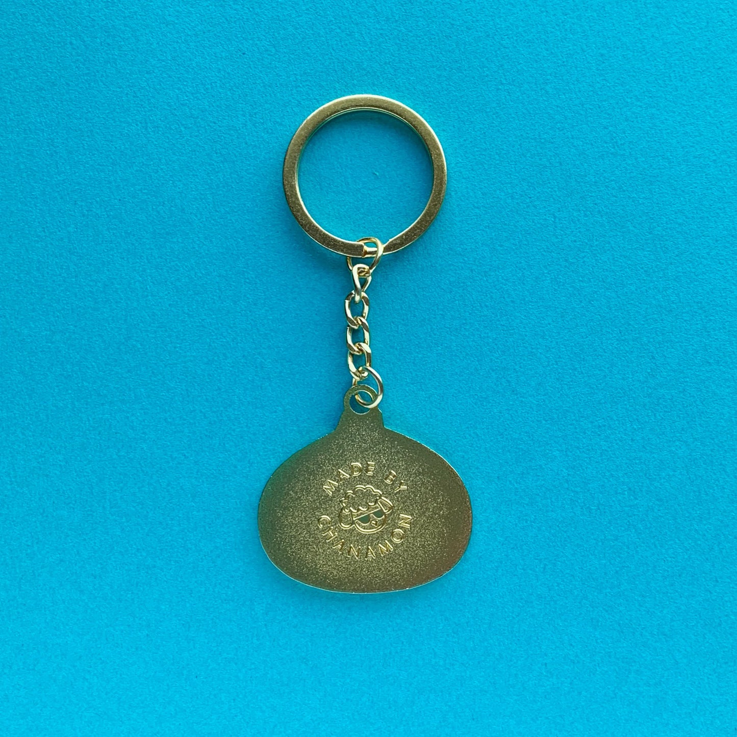 Maison Chanamon: Dumpling Bao Enamel Keychain