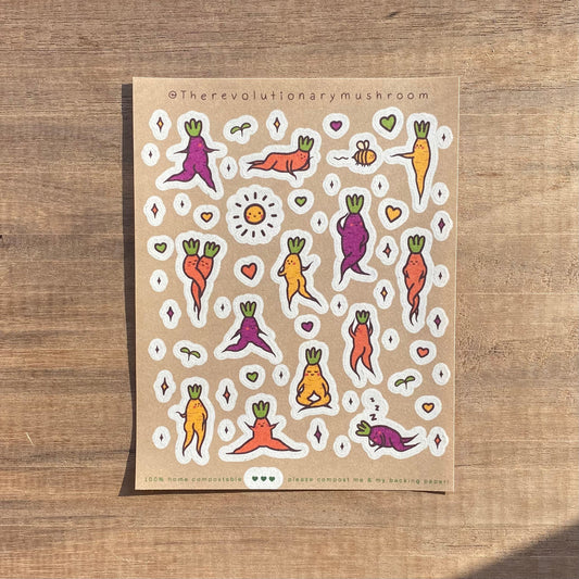 The Revolutionary Mushroom: Sticker Sheets