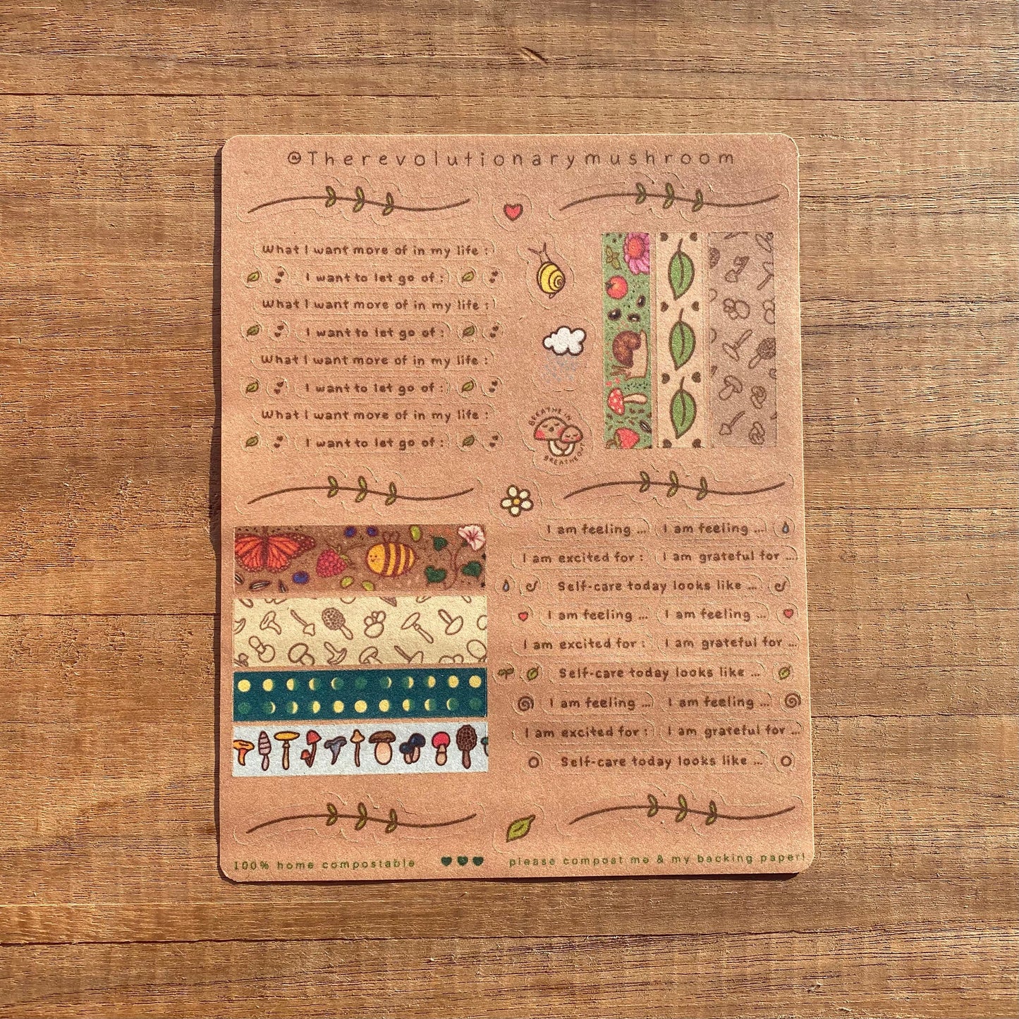 The Revolutionary Mushroom: Sticker Sheets