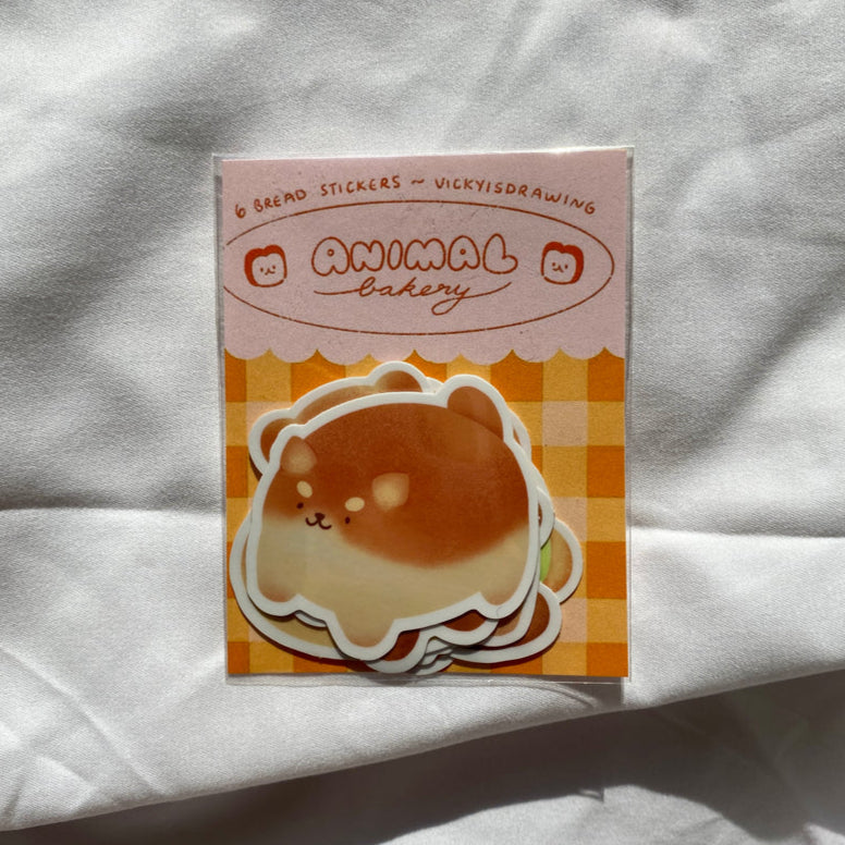 vickyisdrawing: Animal Bakery Sticker Pack