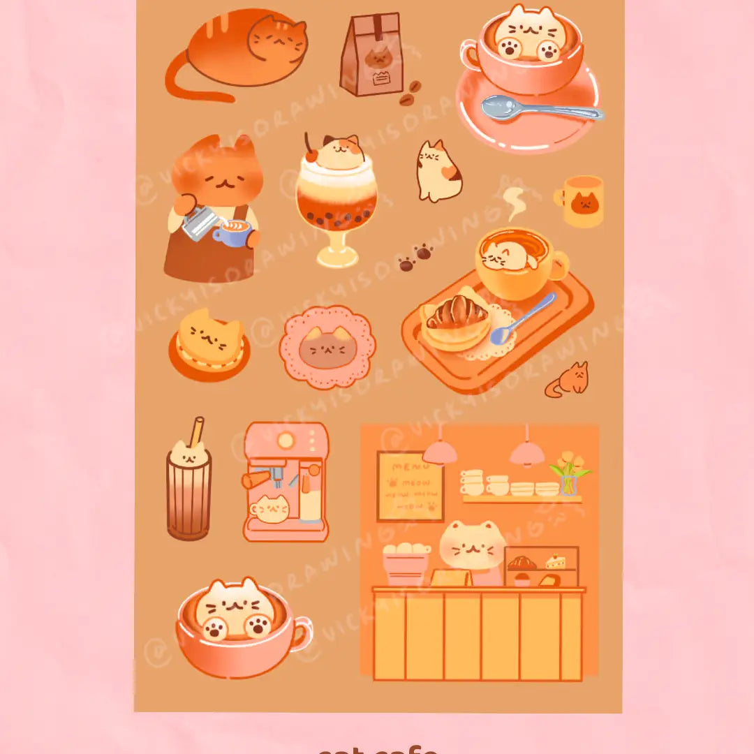 vickyisdrawing: Sticker Sheets