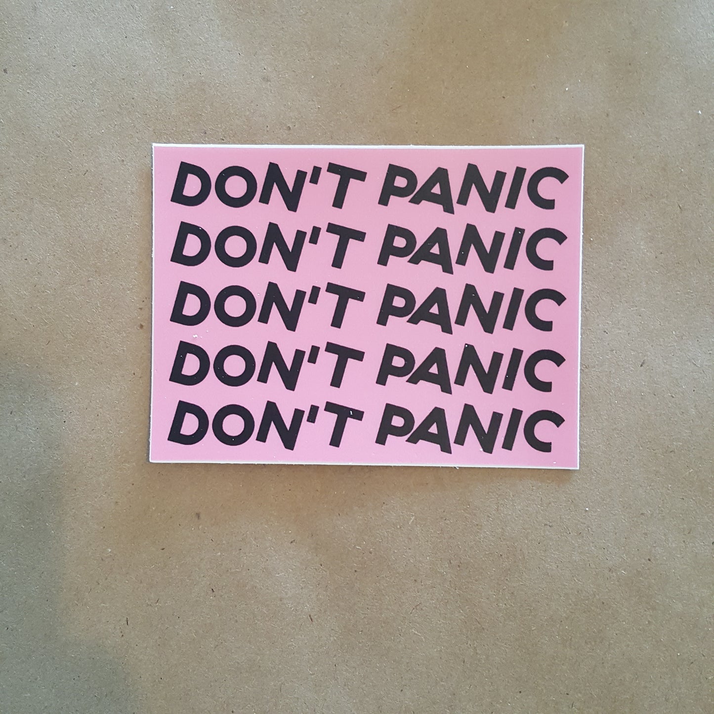IRWIN, Todd: DON'T PANIC Sticker