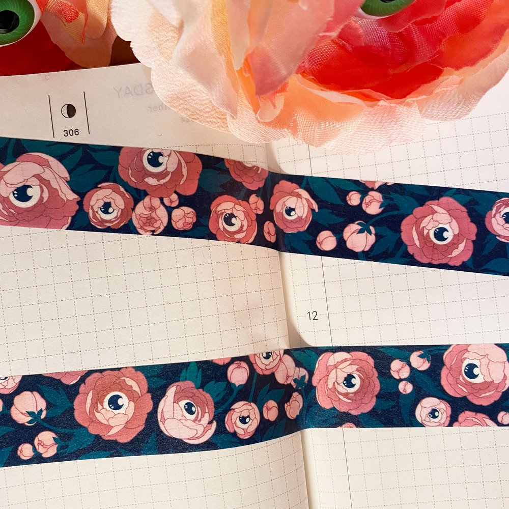Kelsey Short: Eye Peony Washi Tape