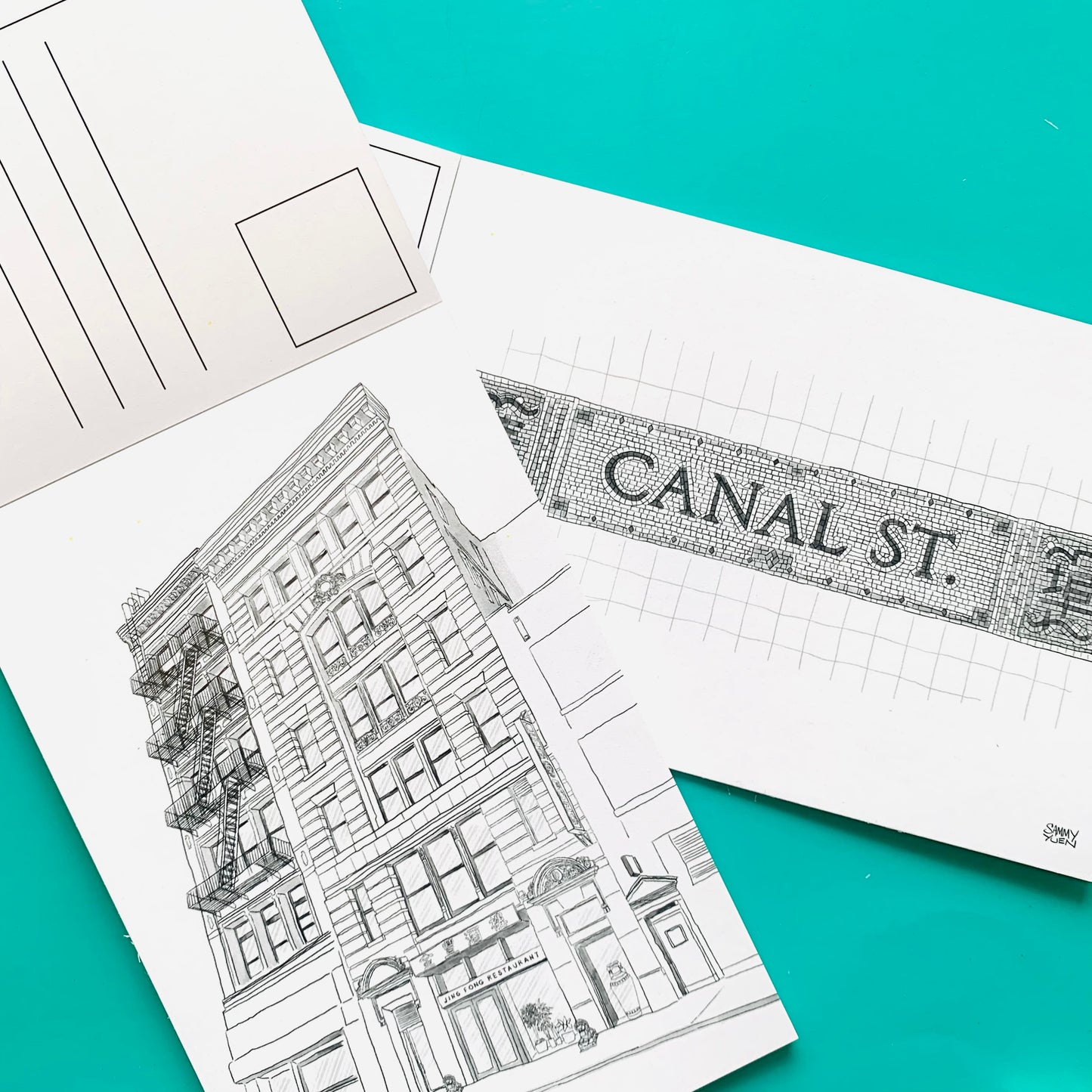 Sammy Yuen: Drawn Together Postcard Set