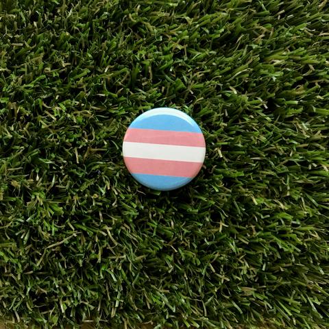 Double Denim Dude: Pride Flag Buttons