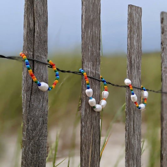 Ellen Chiu: Rainbow Pearl Bracelet