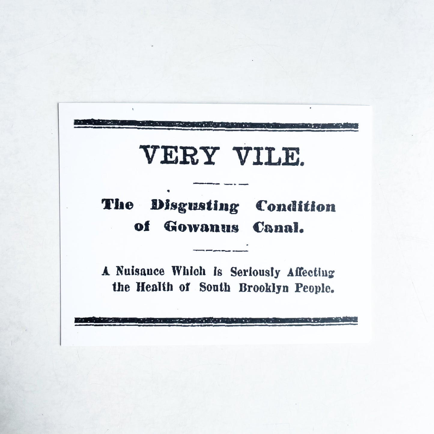 Gowanus Souvenir: Postcard Packs