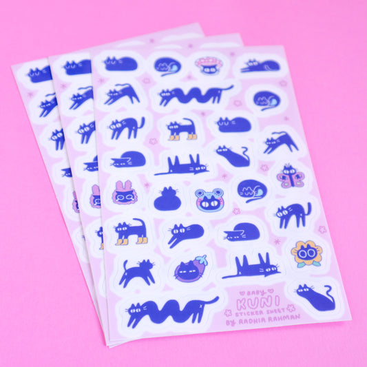 Radhia Rahman: Kuni Sticker Sheets