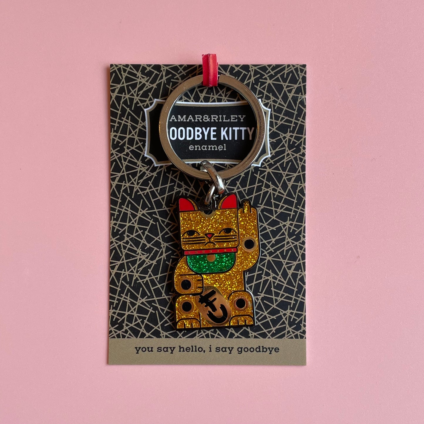 Amar&Riley: Goodbye Kitty Keychains