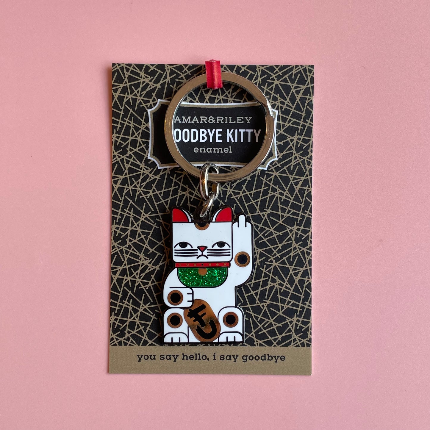 Amar&Riley: Goodbye Kitty Keychains