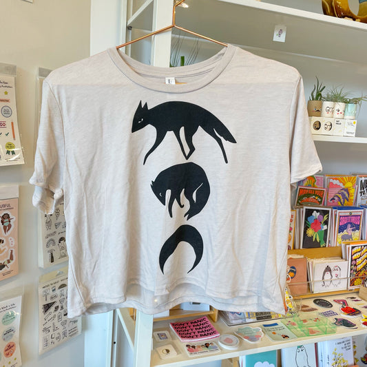 Sarofox: Moon Phases Cropped T-shirt