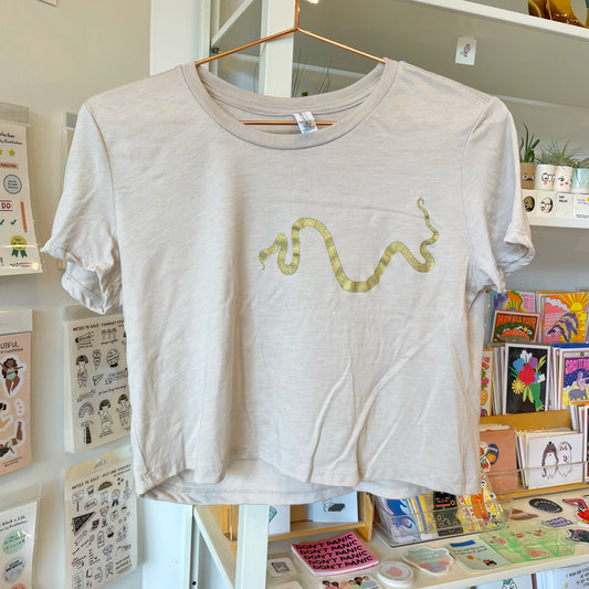 Sarofox: Snake Cropped T-shirt