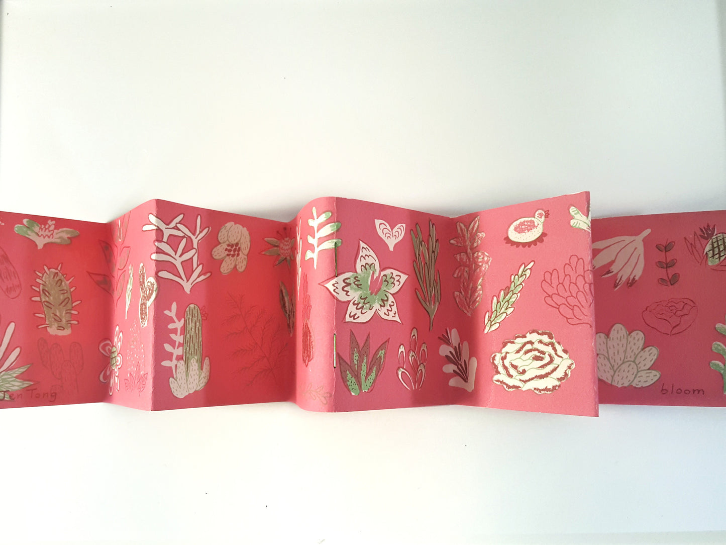 Jen Tong: Bloom Mini Accordion Book