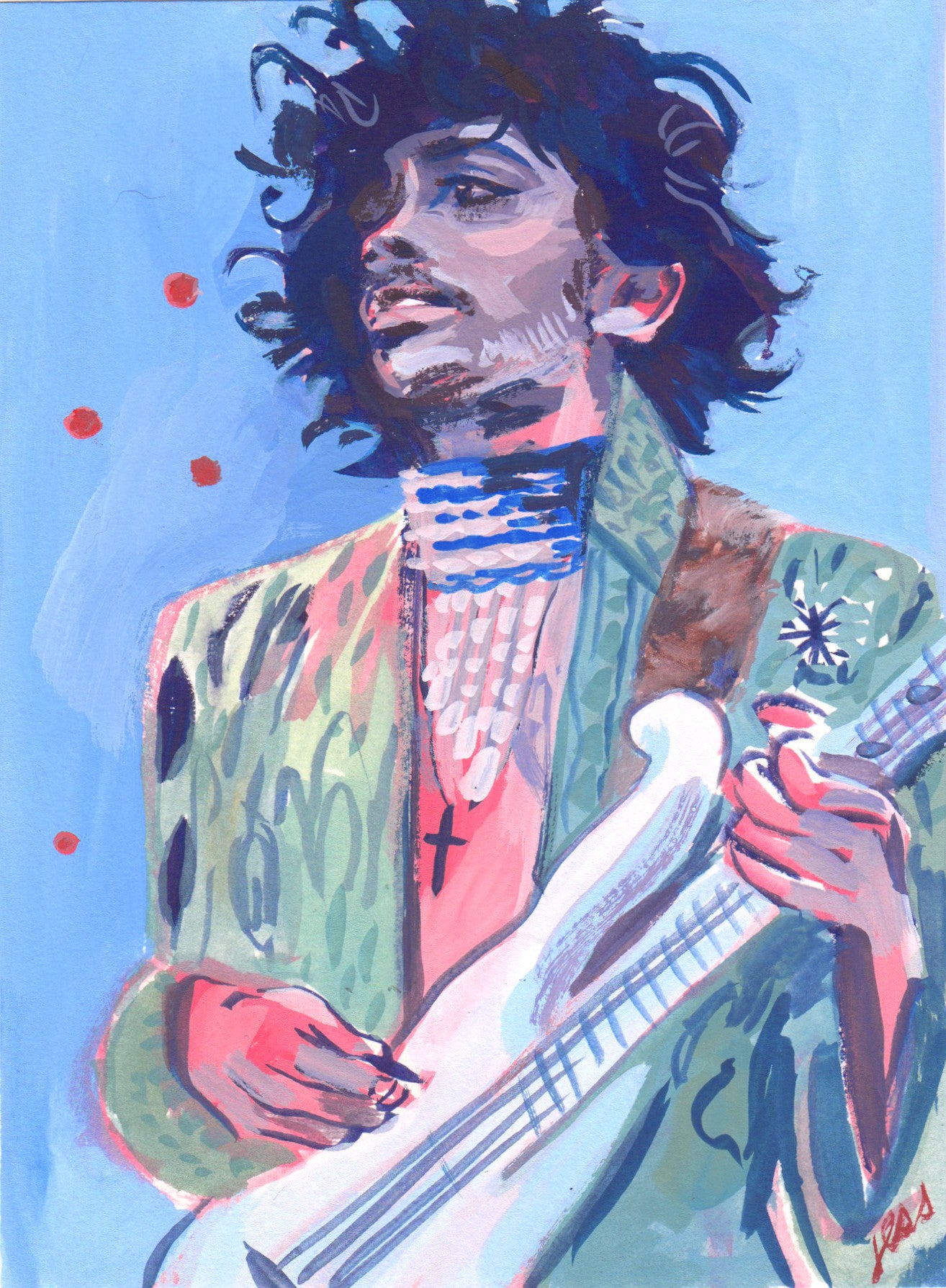Jess Ruliffson: Gouache Prince Portraits