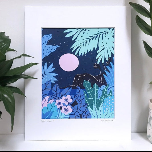 Kim Sielbeck: Blue Hawaii Prints