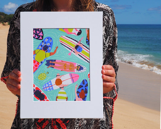 Kim Sielbeck: Waiting Game Print