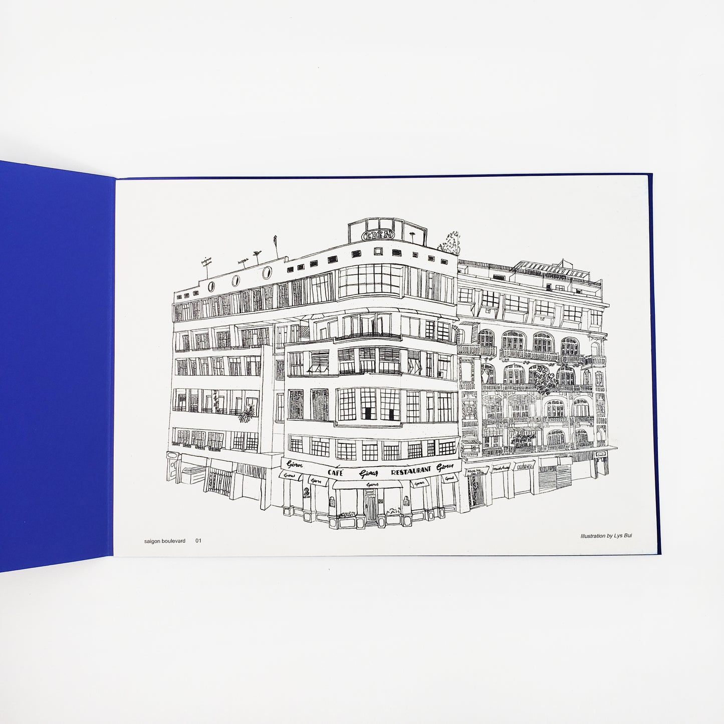 Lys Bui: Saigon Boulevard Coloring Postcards