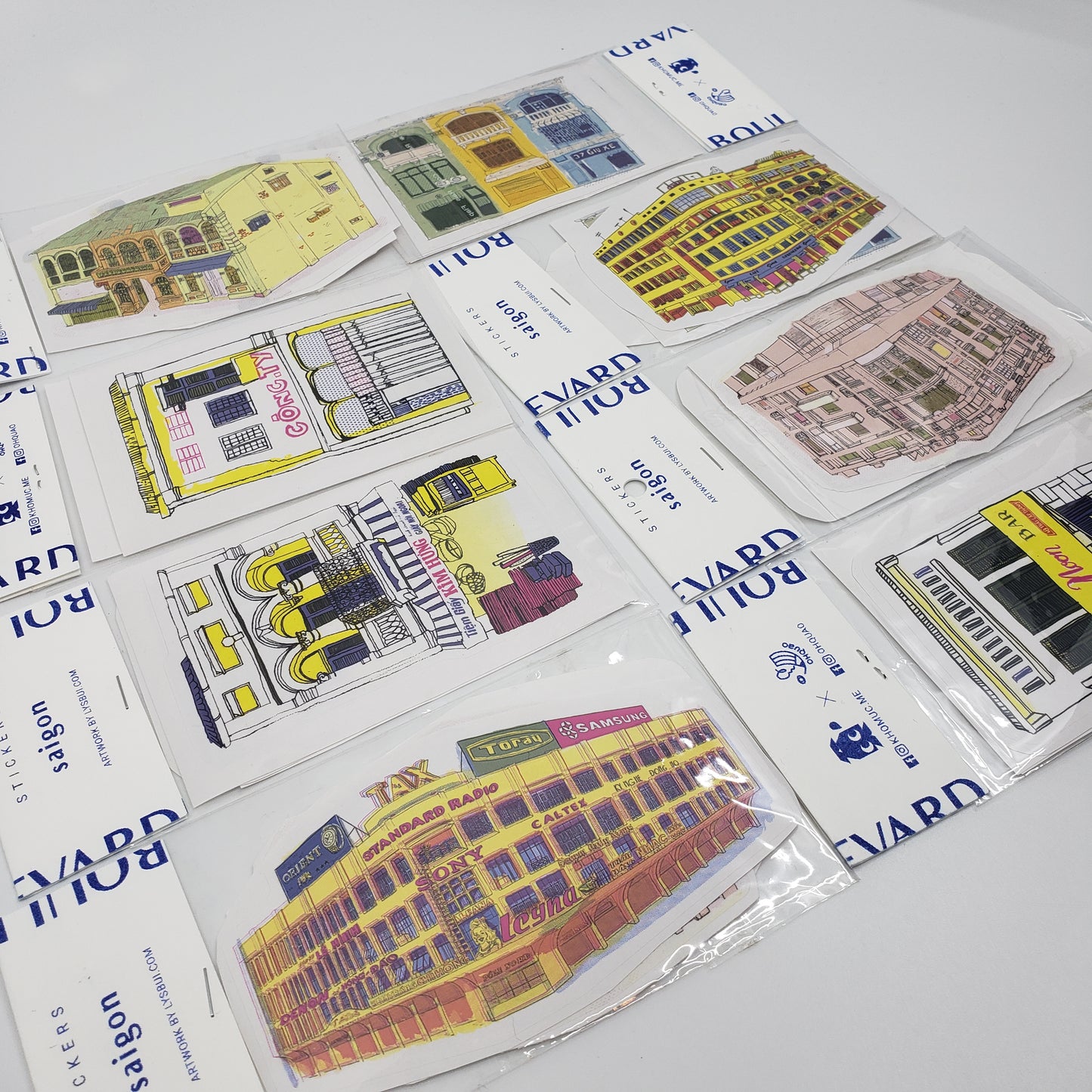 Lys Bui: Saigon Boulevard Stickers