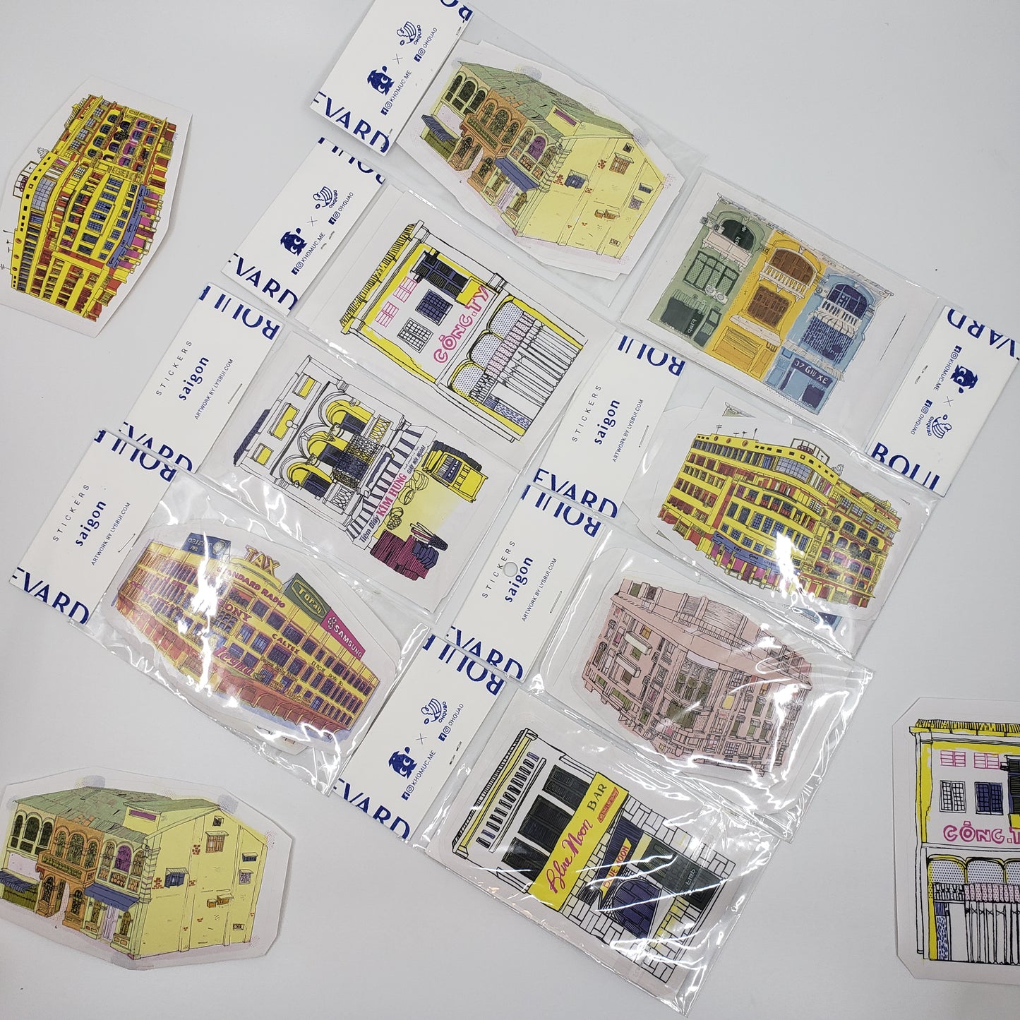 Lys Bui: Saigon Boulevard Stickers