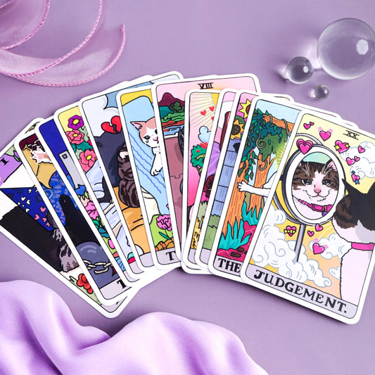 Ping Hatta: Cat Meme Tarot Deck