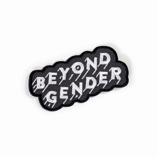beyond gender patch in black and white