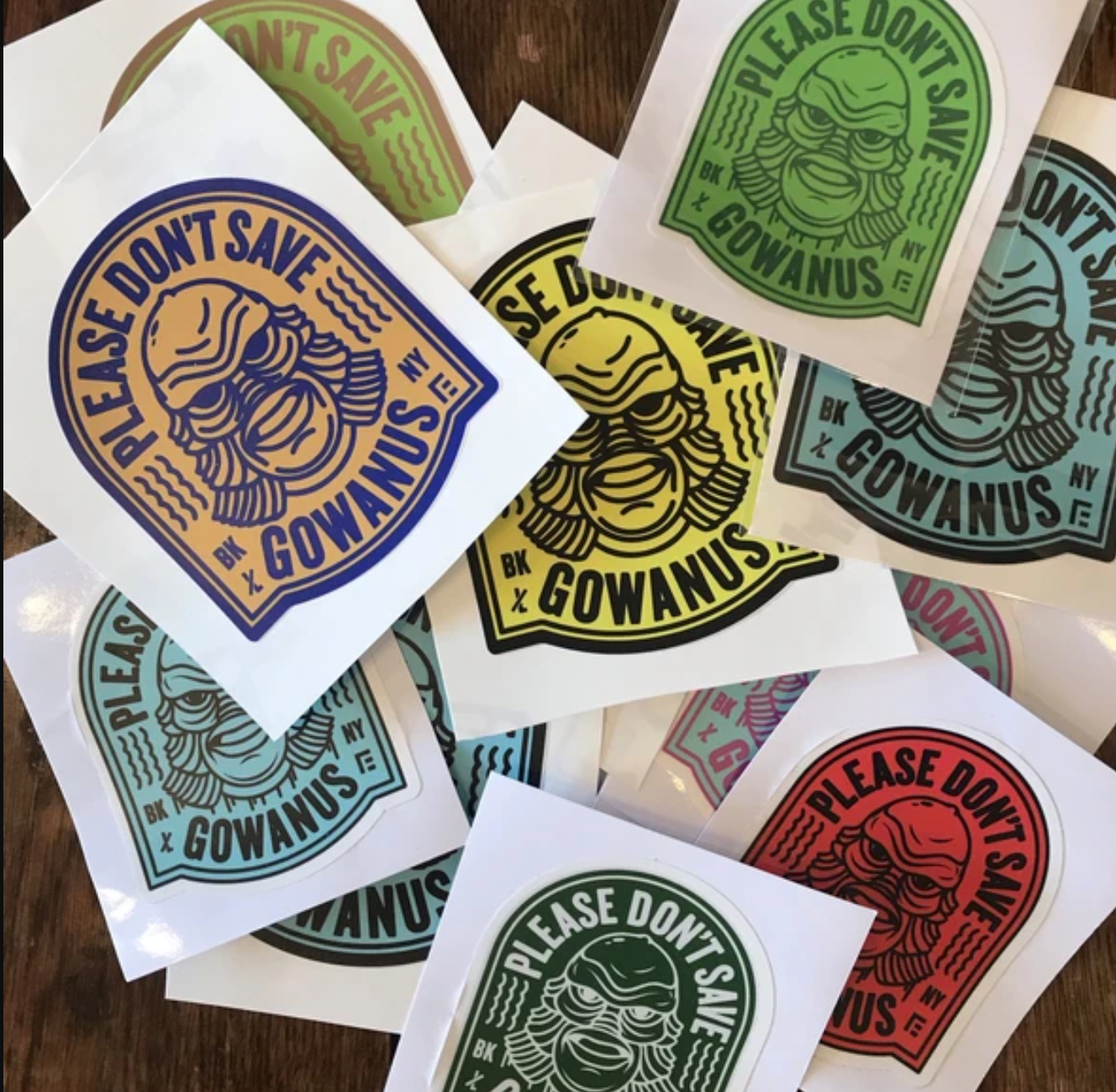 Gowanus Souvenir: Don't Save Gowanus Sticker
