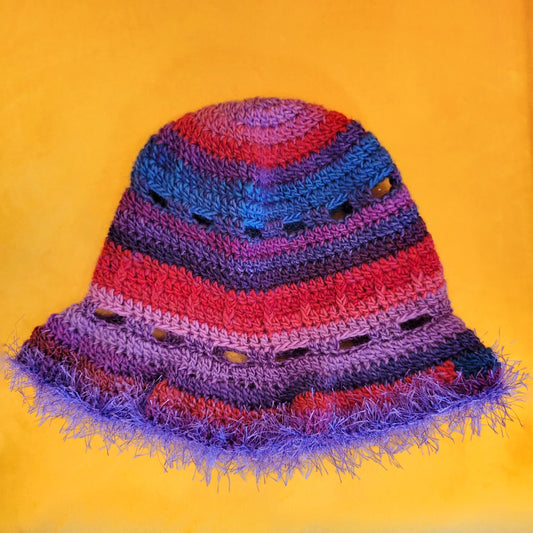 Somewhat Sabrina: Rainbow Crochet Hats