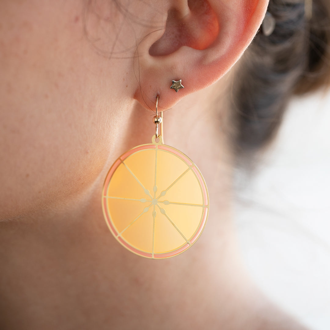 Tiny Deer Studio: Stained Glass Earrings