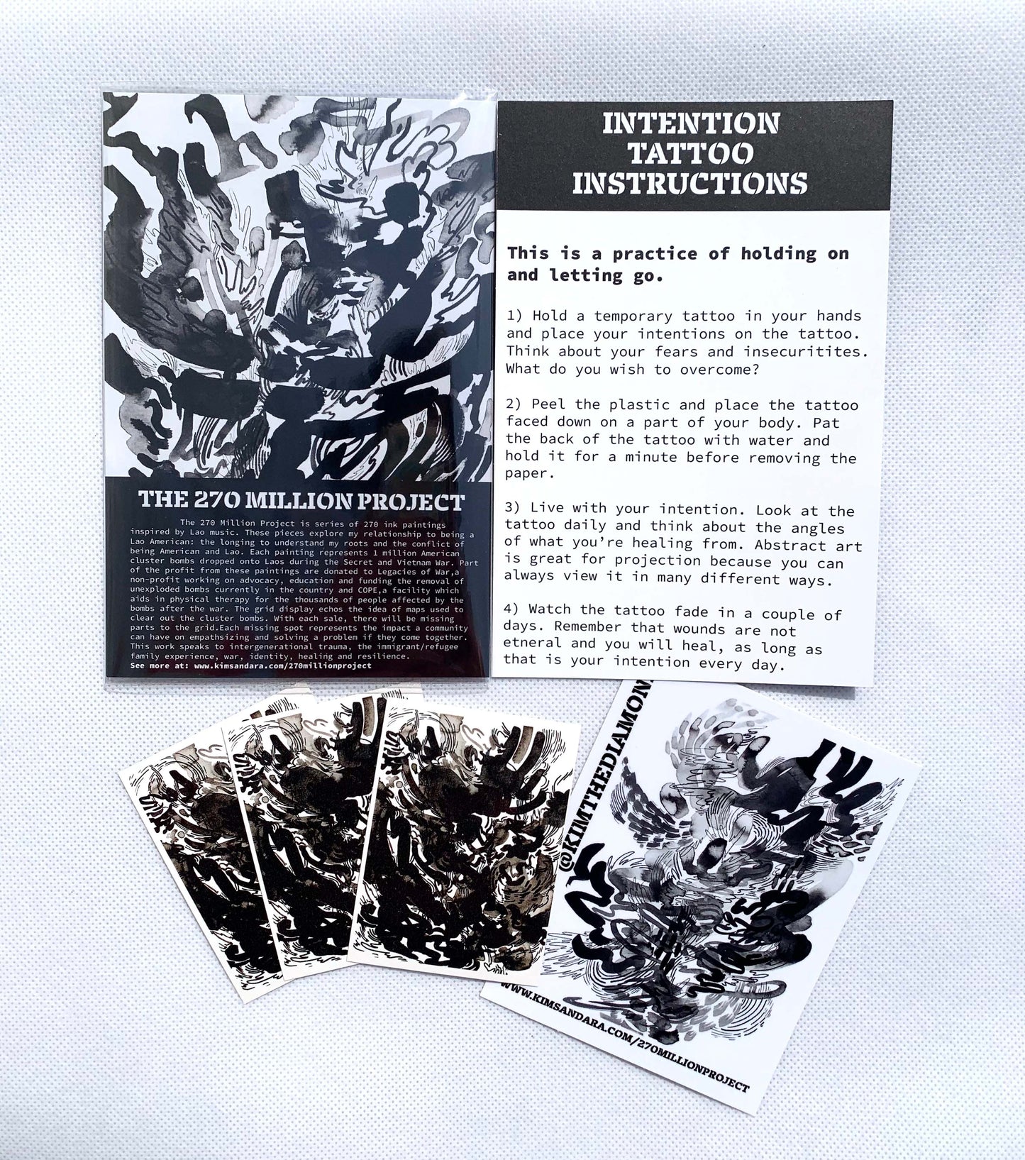 Kim Sandara: Intention Temporary Tattoos