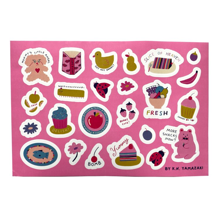 K. N. Yamazaki: Sticker Sheets