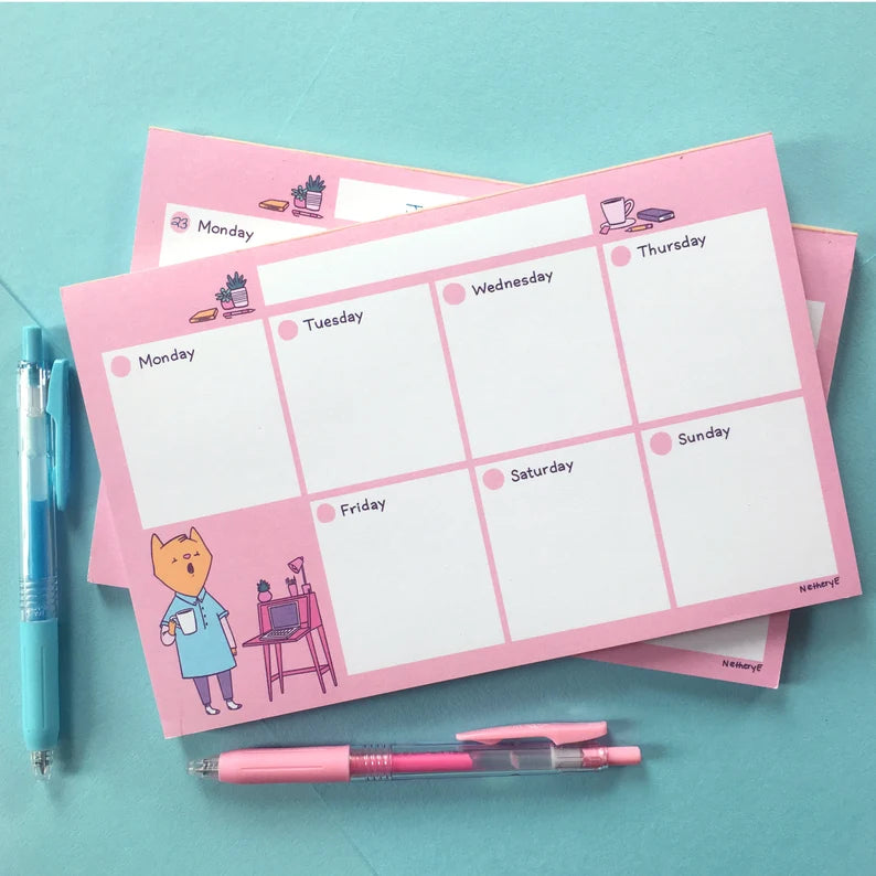 Nethery Engblom: Weekly Planner Sheets