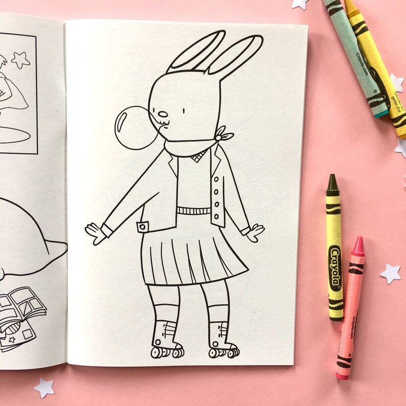 Nethery Engblom: Slumber Party Chameleon Coloring Book