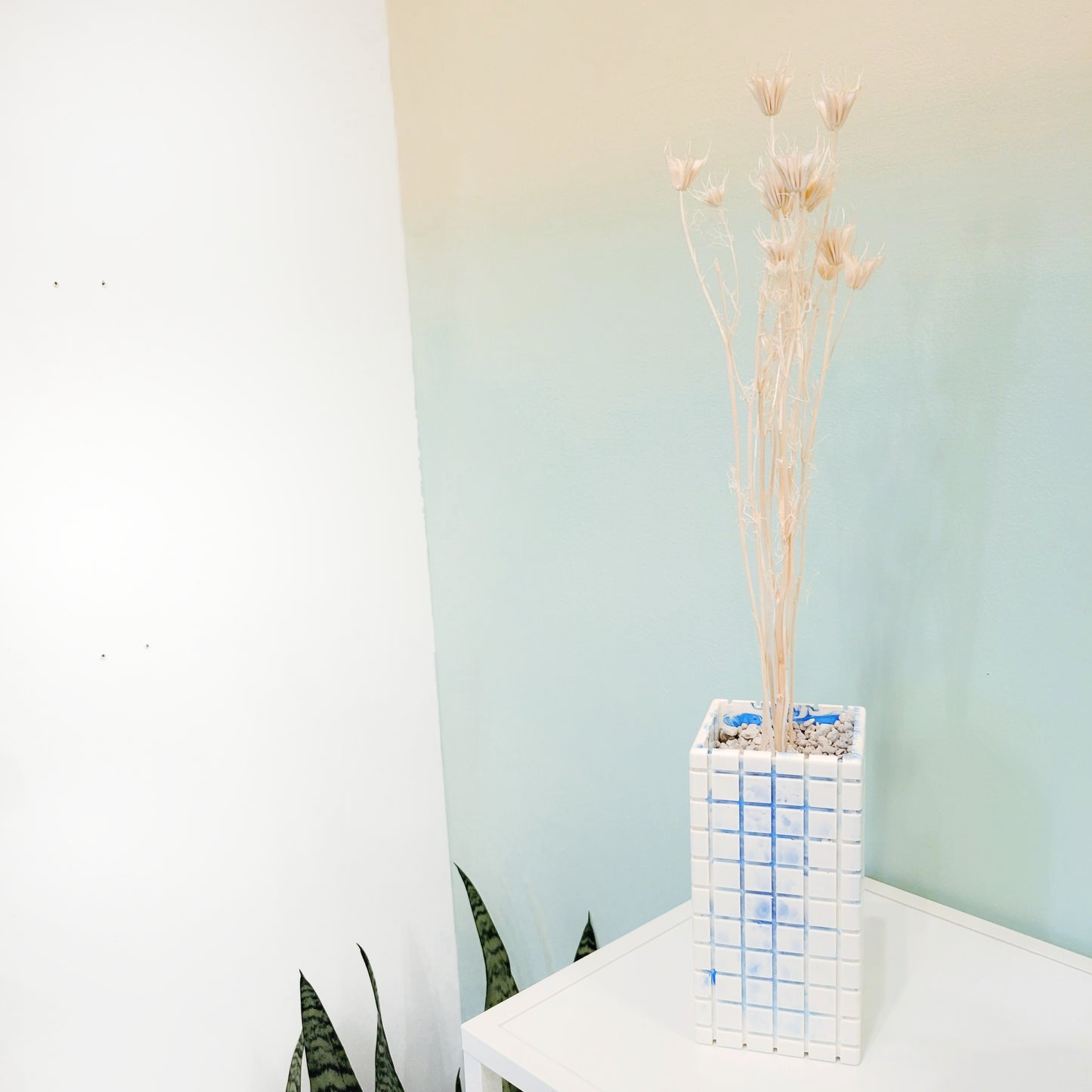 Uni-Form LLC: Opaque Cloud Tile Vase 1