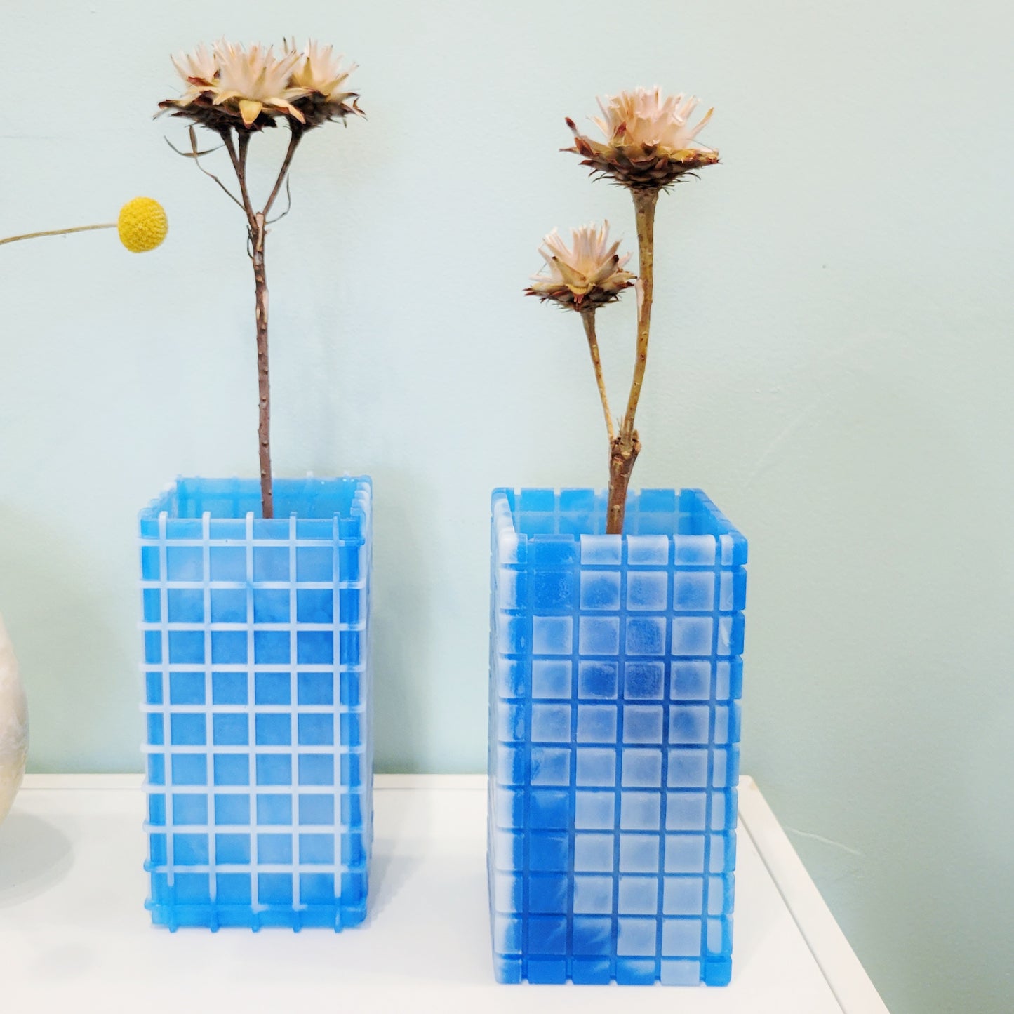 Uni-Form LLC: Semi-Translucent Cloud Tile Vase 2