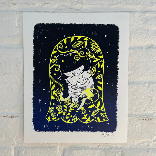 Aya Kakeda: Kitty Hug Prints