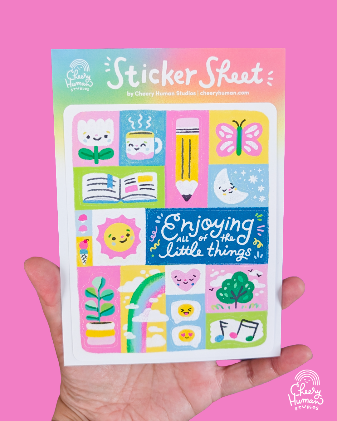 Cheery Human Studios: Sticker Sheet