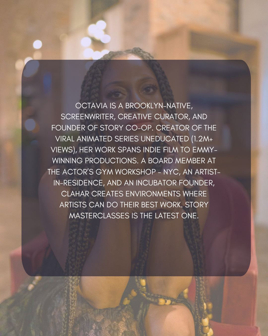Story Masterclass: From Novel to Screen (SEP 2)