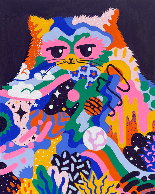 Kim Sielbeck: Cat Café Paintings